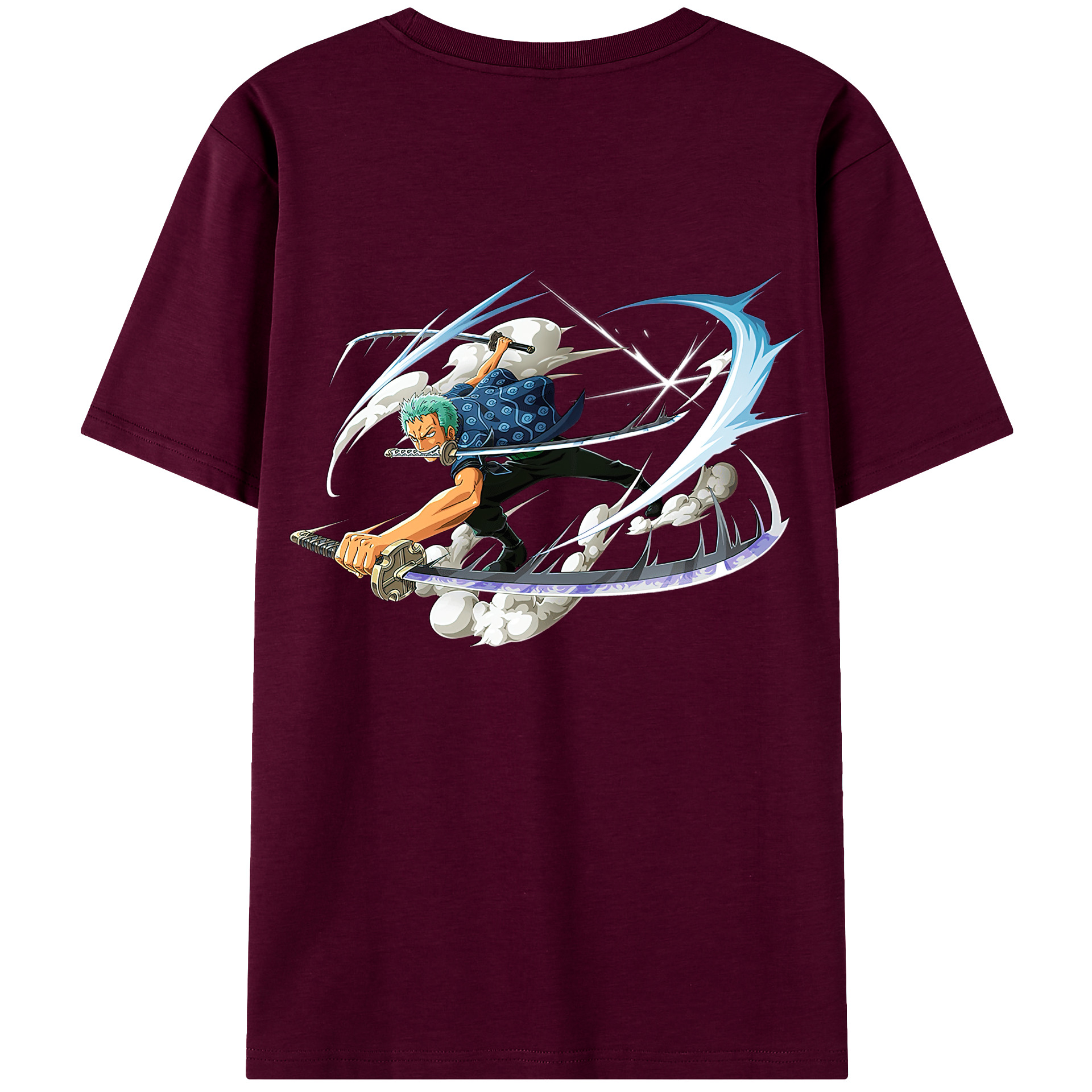ワンピース ロロノア・ゾロ ONE PIECE Roronoa Zoro レディース半袖Tシャツ(バックプリント)